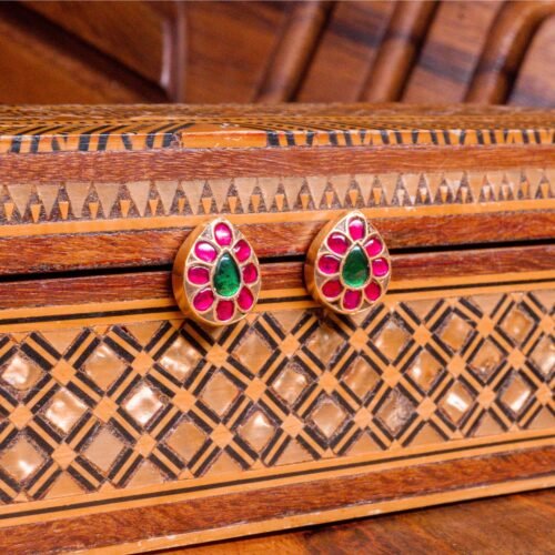 Fuschia and Emerald Petal Drops